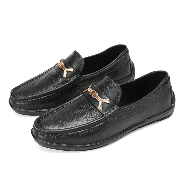 Niels - Orthopedische Klassieke Zwarte Loafers-Zwart-39-State of Style