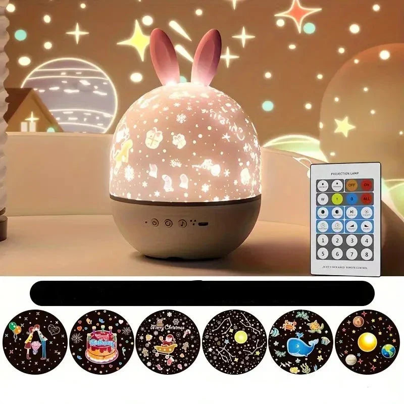 Night Light Star Projector - Dream Light-Lamp Rabbit-State of Style
