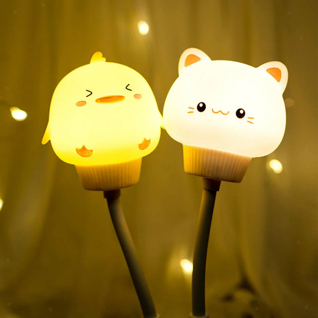 Night Light with Timer Function - CuddleLight-Cat-State of Style