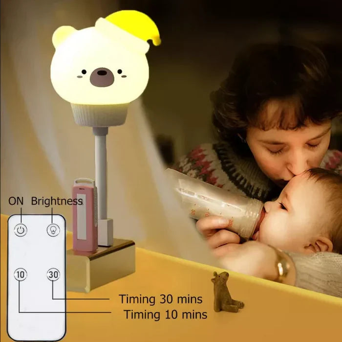 Night Light with Timer Function - CuddleLight-Cat-State of Style