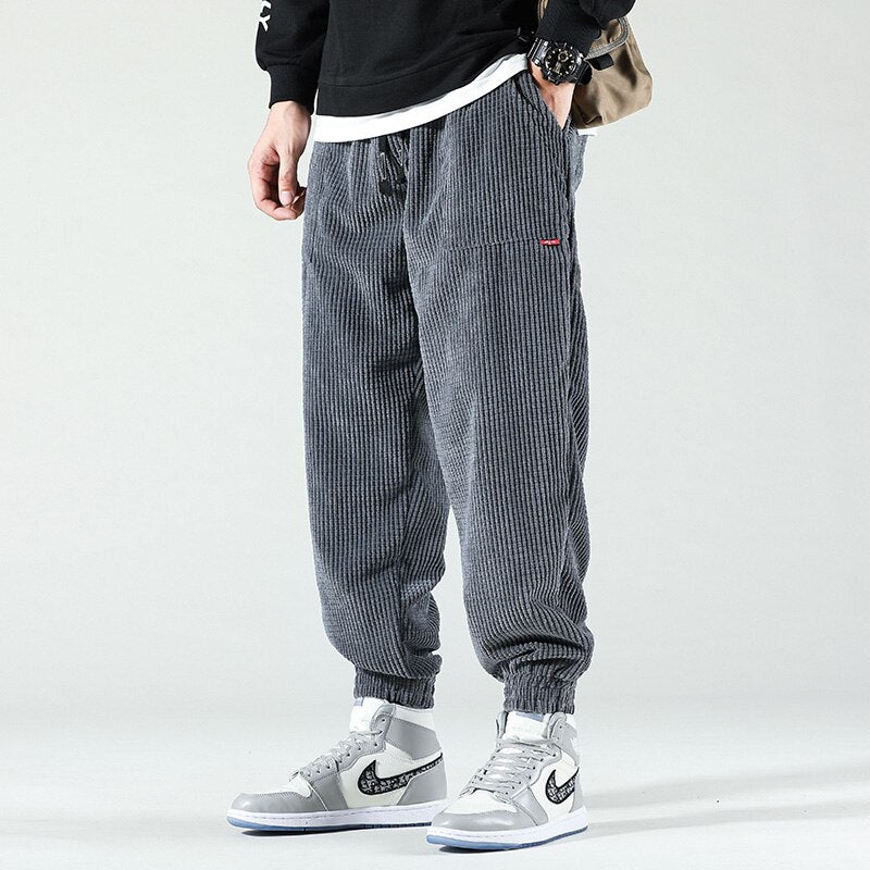 Noah Corduroy Men's Pants-Grey-XS-State of Style