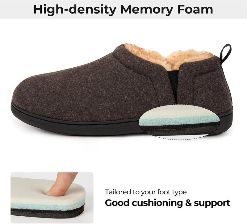 Noah Warm Winter Slippers for Men-Brown-6-7-State of Style