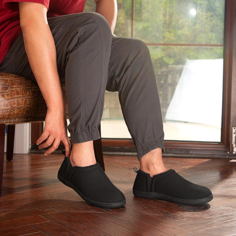 Noah Warm Winter Slippers for Men-Brown-6-7-State of Style