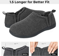 Noah Warm Winter Slippers for Men-Brown-6-7-State of Style