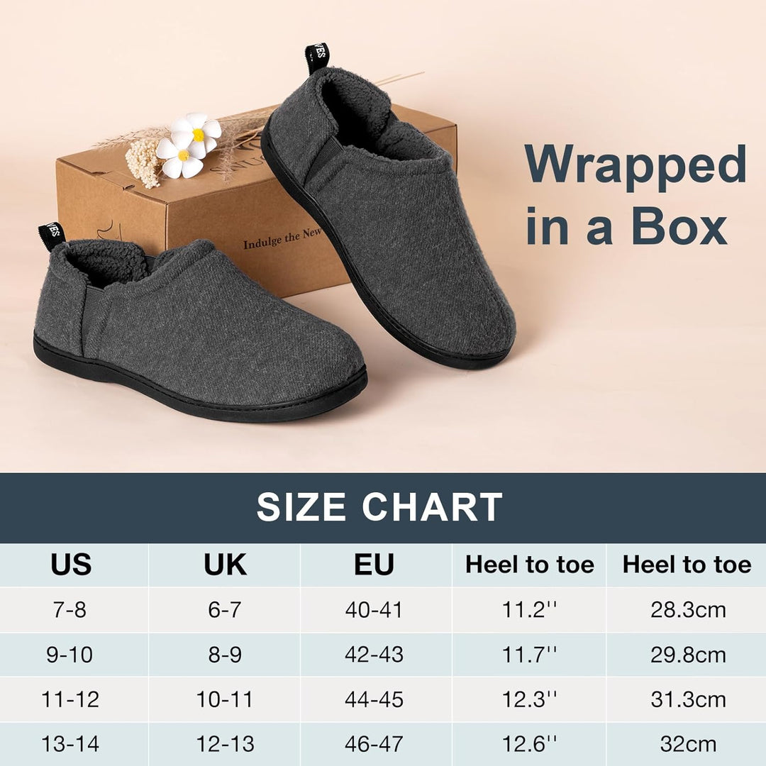 Noah Warm Winter Slippers for Men-Brown-6-7-State of Style