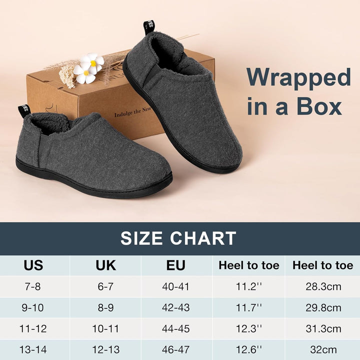 Noah Warm Winter Slippers for Men-Brown-6-7-State of Style