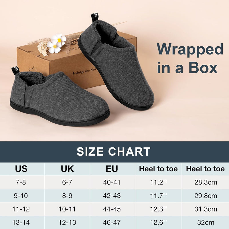 Noah Warm Winter Slippers for Men-Brown-6-7-State of Style