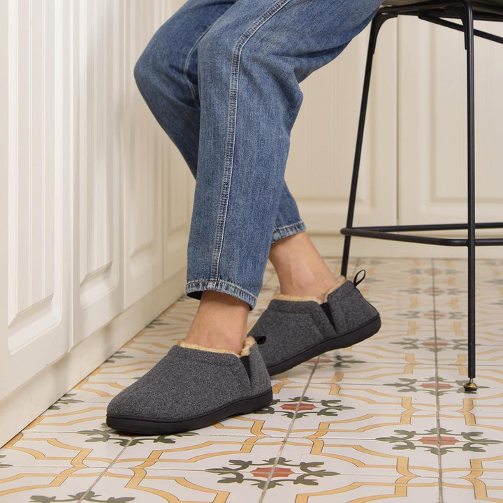 Noah Warm Winter Slippers for Men-Brown-6-7-State of Style