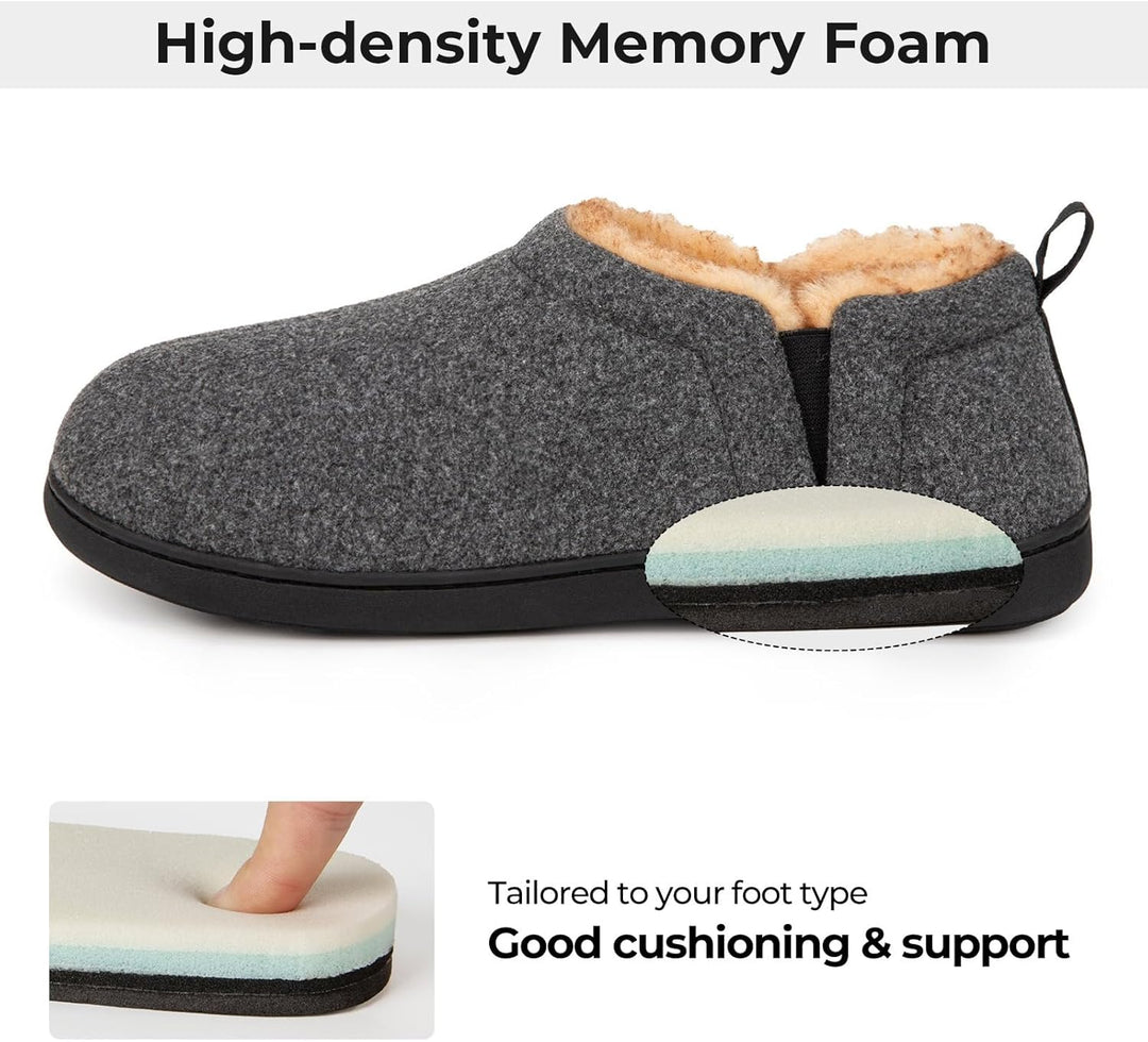 Noah Warm Winter Slippers for Men-Brown-6-7-State of Style