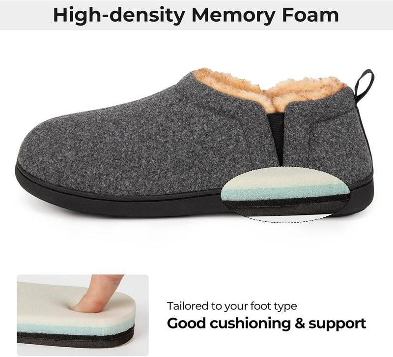 Noah Warm Winter Slippers for Men-Brown-6-7-State of Style
