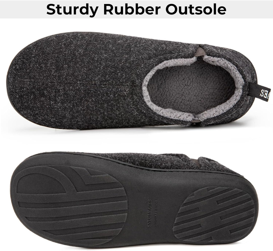 Noah Warm Winter Slippers for Men-Brown-6-7-State of Style