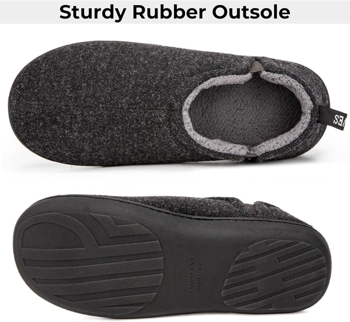 Noah Warm Winter Slippers for Men-Brown-6-7-State of Style