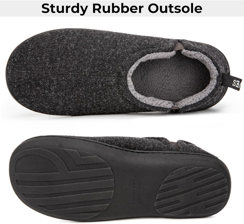 Noah Warm Winter Slippers for Men-Brown-6-7-State of Style