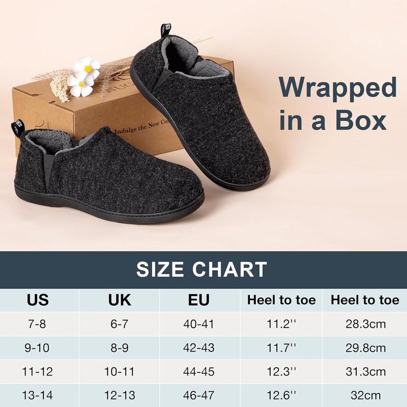 Noah Warm Winter Slippers for Men-Brown-6-7-State of Style