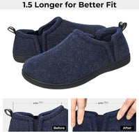 Noah Warm Winter Slippers for Men-Brown-6-7-State of Style