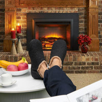 Noah Warm Winter Slippers for Men-Brown-6-7-State of Style