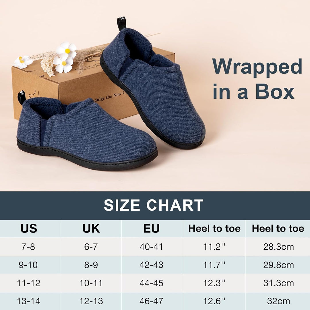 Noah Warm Winter Slippers for Men-Brown-6-7-State of Style