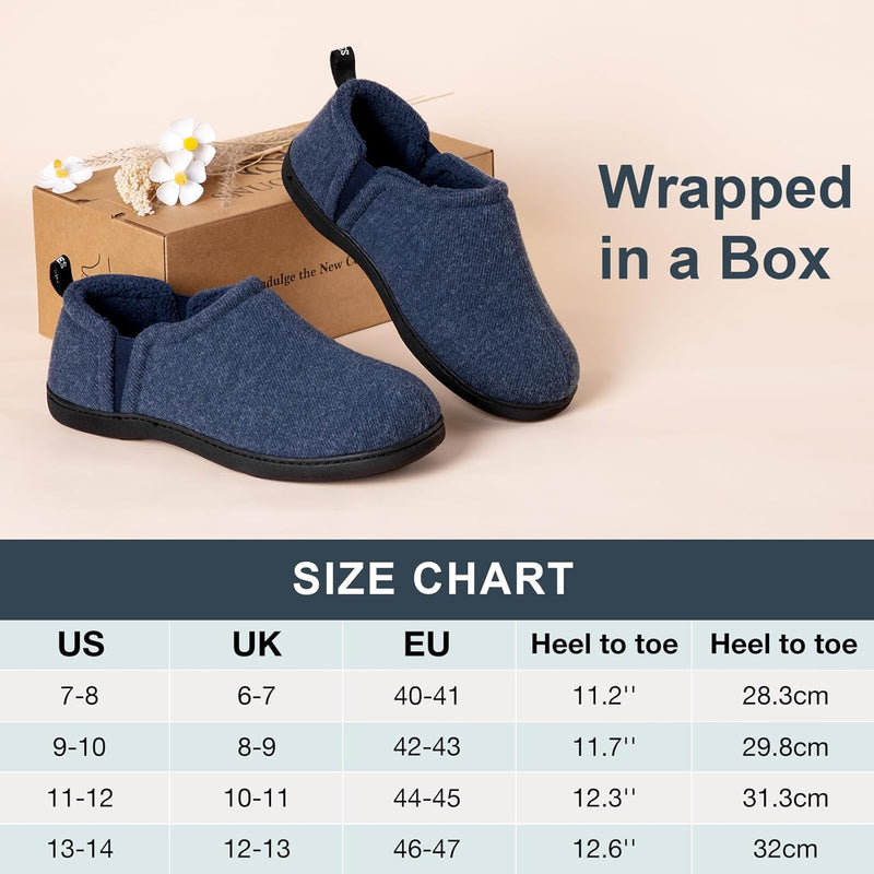 Noah Warm Winter Slippers for Men-Brown-6-7-State of Style