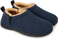 Noah Warm Winter Slippers for Men-Dark Blue-6-7-State of Style