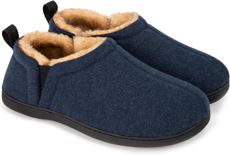Noah Warm Winter Slippers for Men-Dark Blue-6-7-State of Style