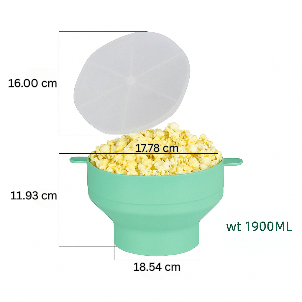 Non-Stick Popcorn Maker - CrispyPop-Red-State of Style