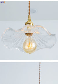 NORDIC DESIGN LED HANGING LAMP | COLOURED GLASS & COPPER LIGHTING FOR BEDROOM, LIVING ROOM & BAR-Glass A-State of Style