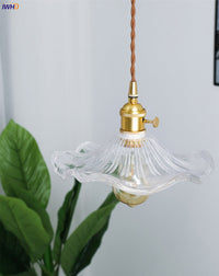 NORDIC DESIGN LED HANGING LAMP | COLOURED GLASS & COPPER LIGHTING FOR BEDROOM, LIVING ROOM & BAR-Glass A-State of Style