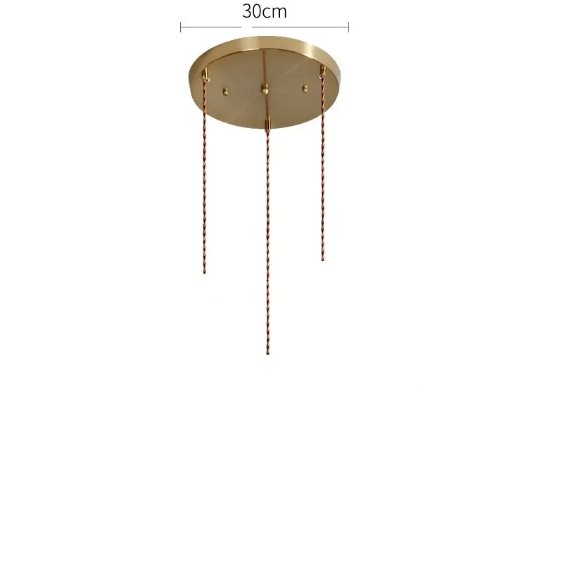 NORDIC DESIGN LED HANGING LAMP | COLOURED GLASS & COPPER LIGHTING FOR BEDROOM, LIVING ROOM & BAR-Glass A-State of Style