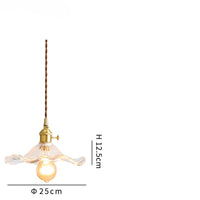 NORDIC DESIGN LED HANGING LAMP | COLOURED GLASS & COPPER LIGHTING FOR BEDROOM, LIVING ROOM & BAR-Glass A-State of Style