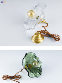 NORDIC DESIGN LED HANGING LAMP | COLOURED GLASS & COPPER LIGHTING FOR BEDROOM, LIVING ROOM & BAR-Glass A-State of Style