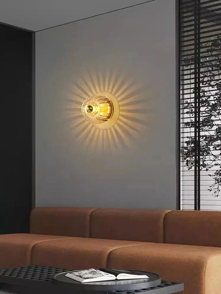 Nordic Glow Wall Lamp – Scandinavian Bauhaus Style-Silver-State of Style