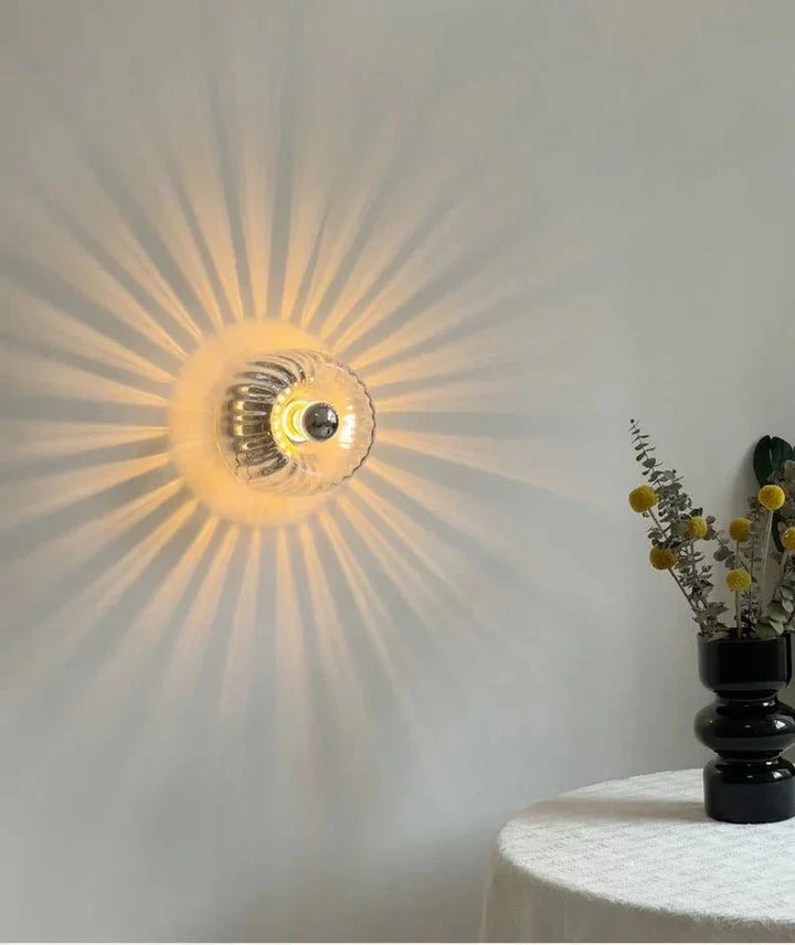Nordic Glow Wall Lamp – Scandinavian Bauhaus Style-Silver-State of Style