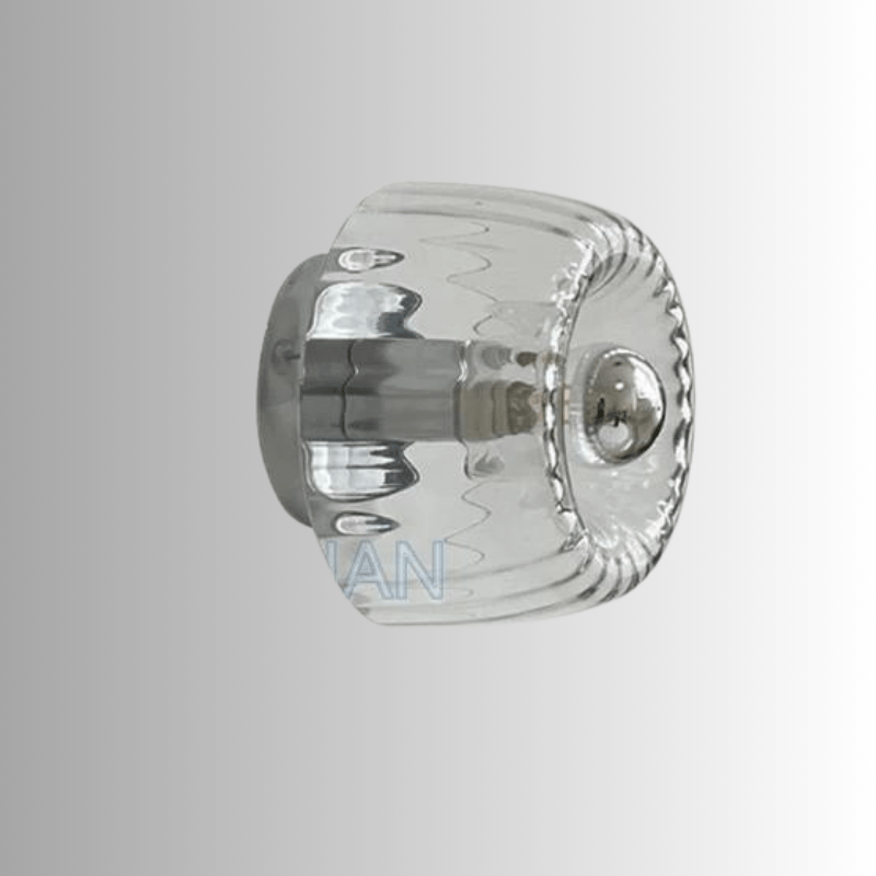 Nordic Glow Wall Lamp – Scandinavian Bauhaus Style-Silver-State of Style