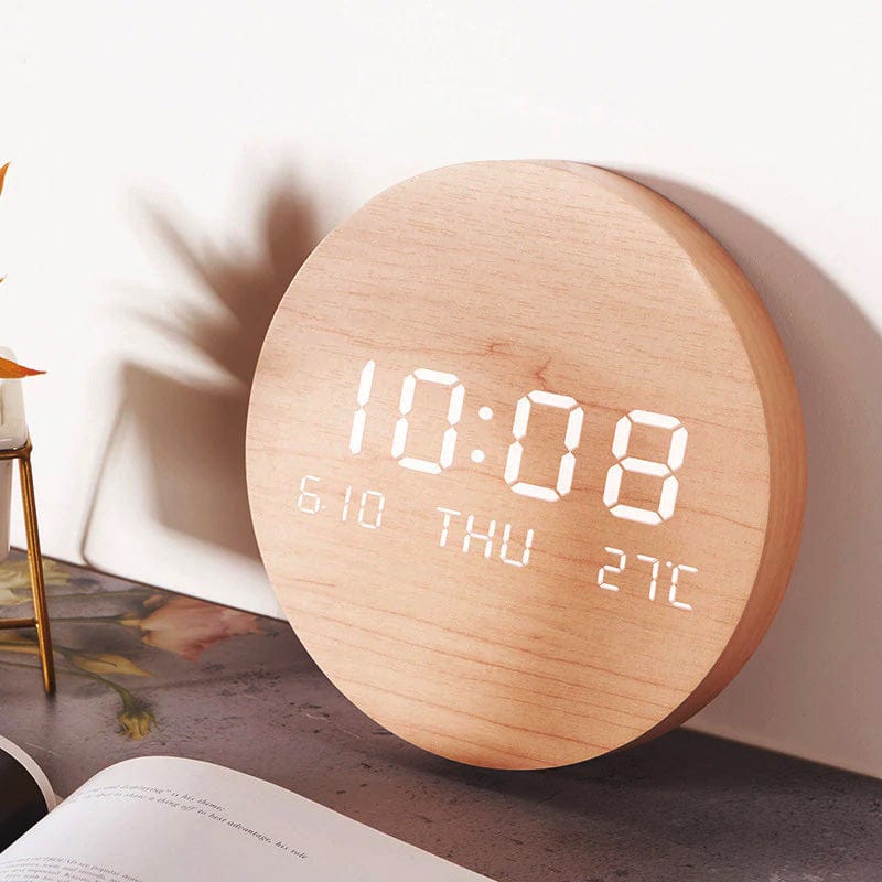 Nordic-Inspired Wall Clock - Svenna-Wood-State of Style