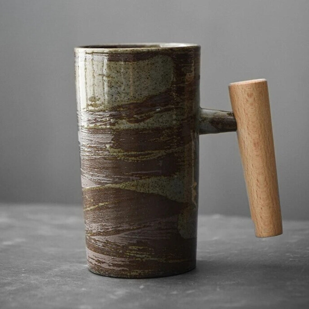 Nordic Latte Mugs with Earthy Design - NatureSip-Single Mug-Landslide-State of Style