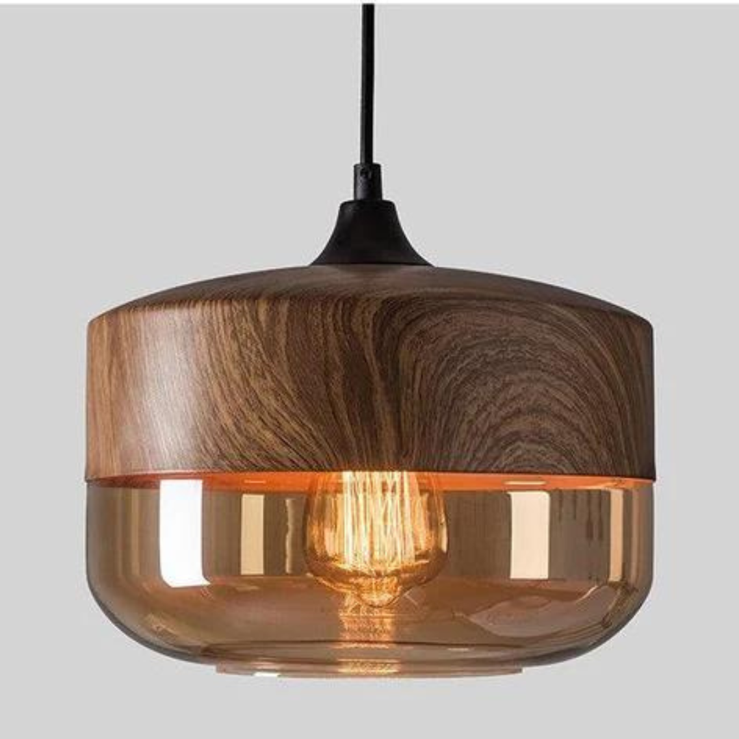 NordLuna Stylish Scandinavian Timber Ceiling Light-Type A-State of Style