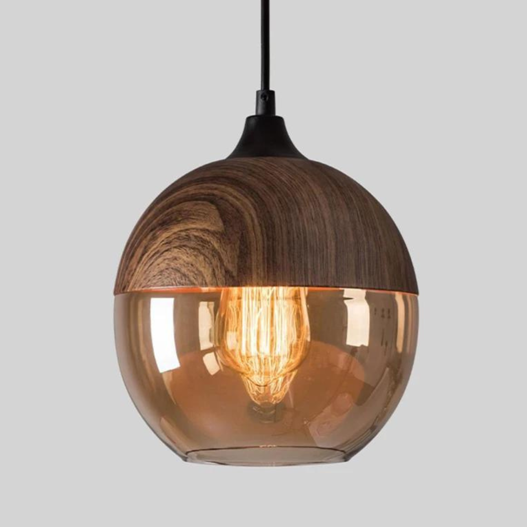 NordLuna Stylish Scandinavian Timber Ceiling Light-Type A-State of Style