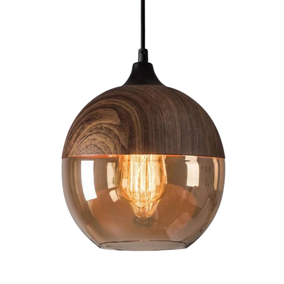 NordLuna Stylish Scandinavian Timber Ceiling Light-Type A-State of Style