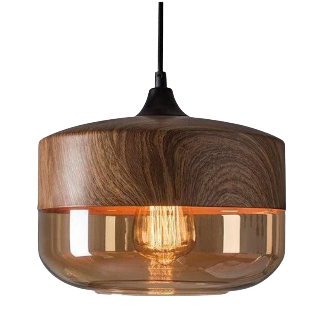 NordLuna Stylish Scandinavian Timber Ceiling Light-Type D-State of Style