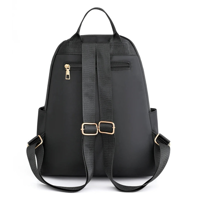 Lightweight Water-Resistant Nylon Backpack for Women – Travel & School