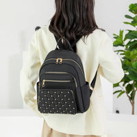 Lightweight Water-Resistant Nylon Backpack for Women – Travel & School