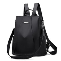 Lightweight Water-Resistant Nylon Backpack for Women – Multi-Way Carry
