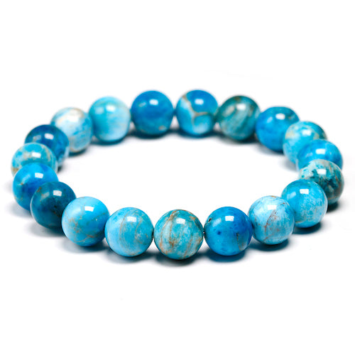Ocean Crystal | Natural Ocean Blue Apatite Stone-Beads 0.10cm-21cm-State of Style