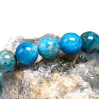Ocean Crystal | Natural Ocean Blue Apatite Stone-Beads 0.10cm-21cm-State of Style