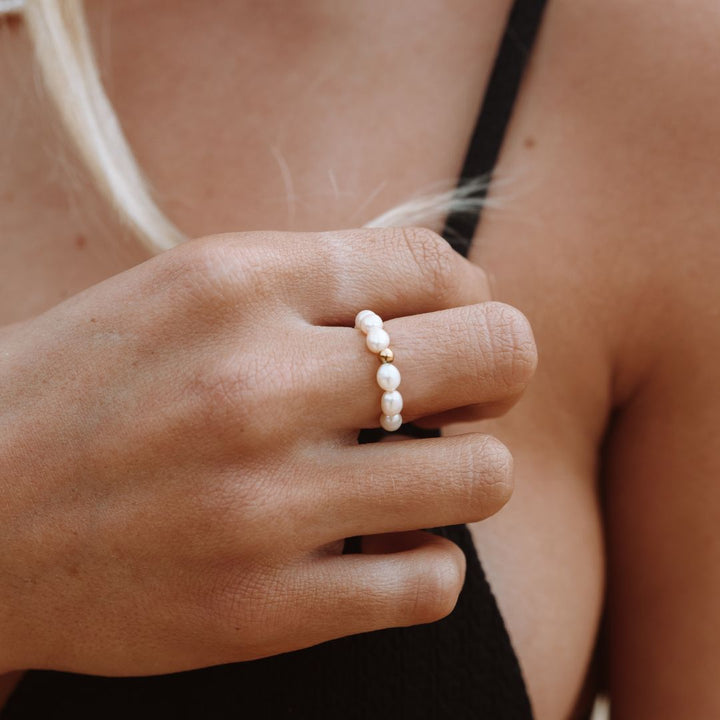 Ocean Pearl Ring for Women - Pearl-State of Style