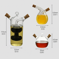 Oil & Vinegar Dispenser - DualPour-3 Balls-State of Style