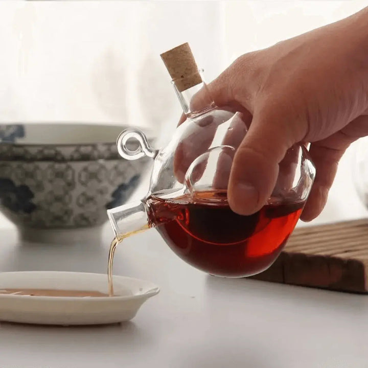 Oil & Vinegar Dispenser - DualPour-Curved-State of Style