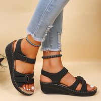 Olga Orthopaedic Sandals | Supportive & Stylish Summer Footwear-Black-4.5-State of Style