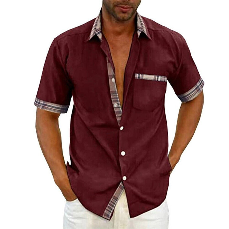 Oliver Shirt | Stylish & Comfortable-Burgundy-S-State of Style