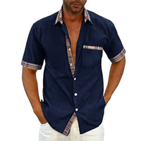 Oliver Shirt | Stylish & Comfortable-Navy Blue-S-State of Style